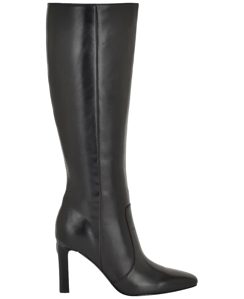 Guess Women's Hartin Wide-Calf Block Heel Tall Boots