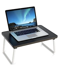 Gnuadz Foldable Lap Desk Laptop Tray Bed Couch Portable Breakfast Table Stand Reading Writing