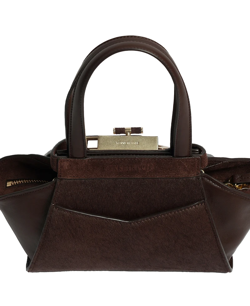 Kenneth Cole Leather Small Satchel Handbag