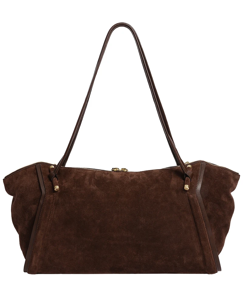 Kenneth Cole Highline East West Leather Zipper Extra-Large Tote Handbag