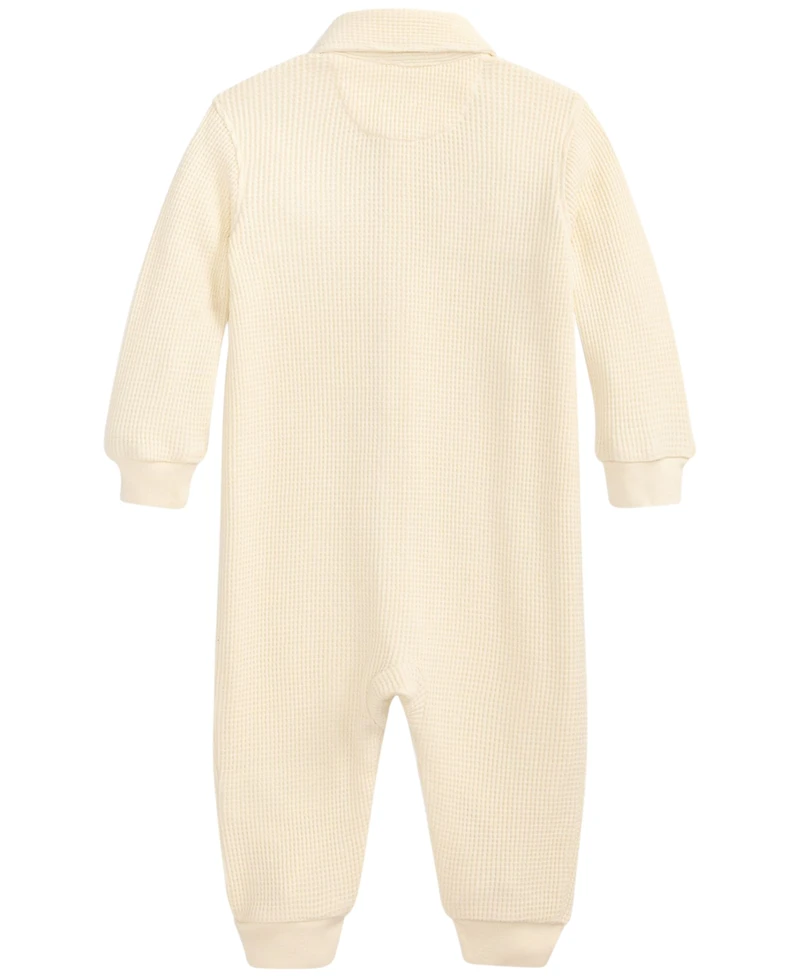 Polo Ralph Lauren Baby Boys' Waffle-Knit Coverall