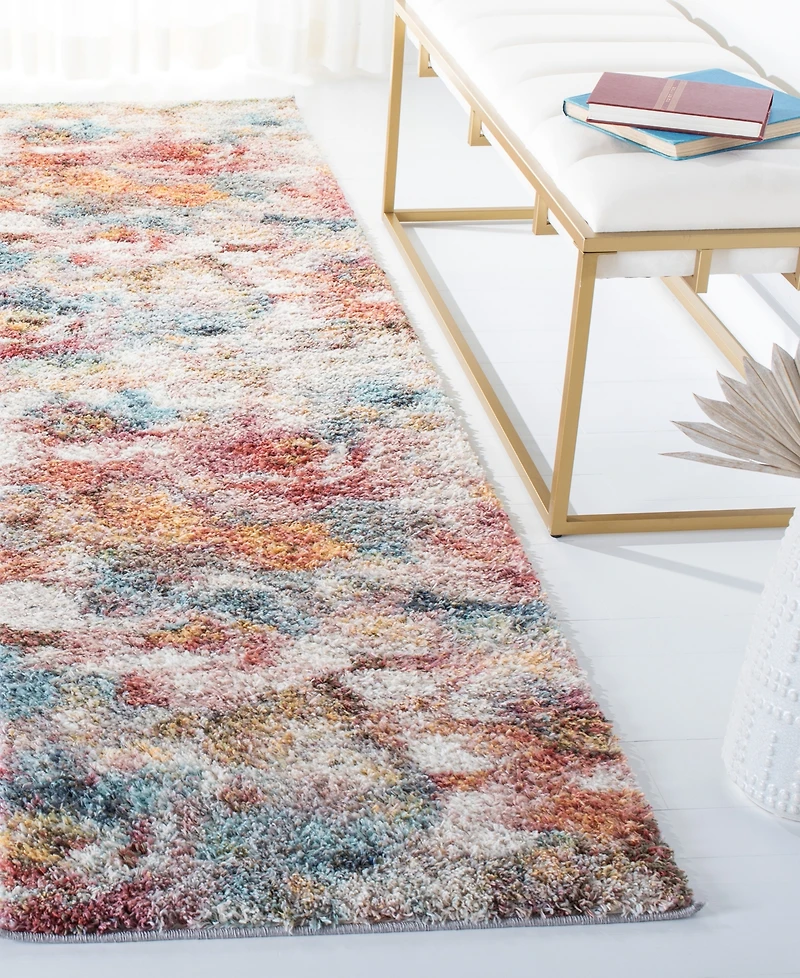 Safavieh Seattle Shag STE908T 2'3"x8' Runner Area Rug