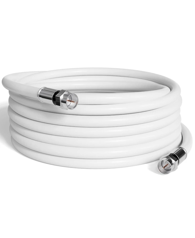 Lofree RG6 Coaxial Cable Dual Shielded Indoor Outdoor Low Loss Clear Signal