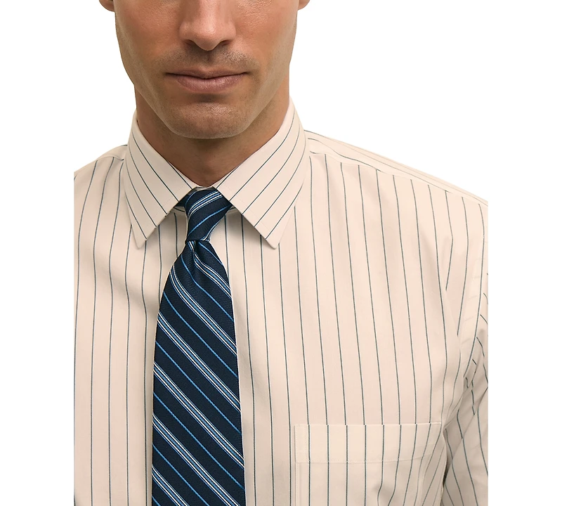 B by Brooks Brothers Men's Spread Collar Dress Shirt