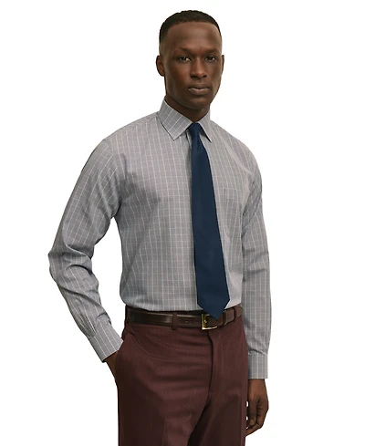 B by Brooks Brothers Men's Spread Collar Dress Shirt
