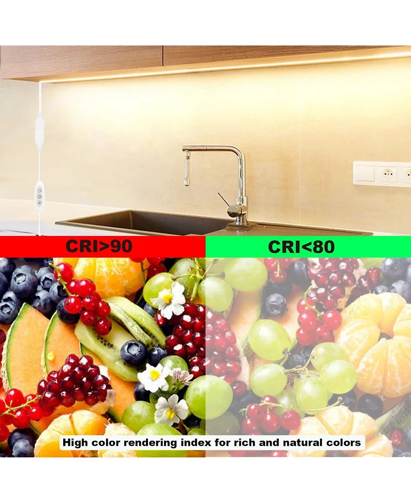 Lofree Dimmable Usb Cob Led Strip Lights Flexible Cuttable Task Lighting for Diy Projects