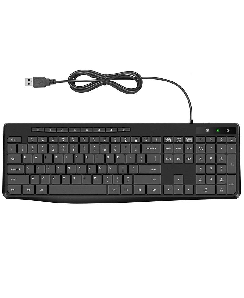 Lofree Wired Quiet Low-Profile Keyboard for Usb