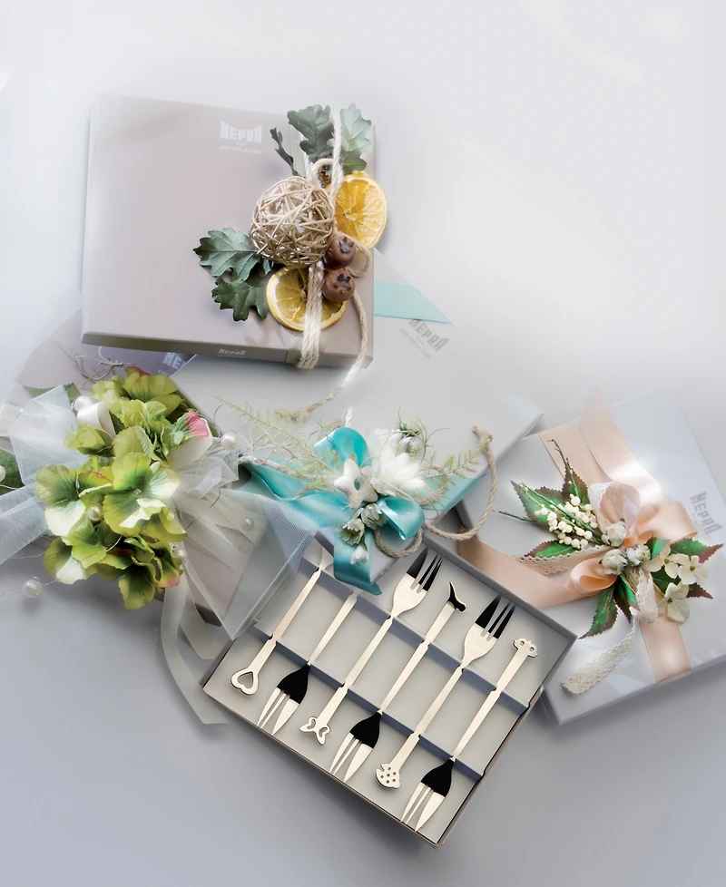 Evento Cake Forks Box Set, 6 Piece