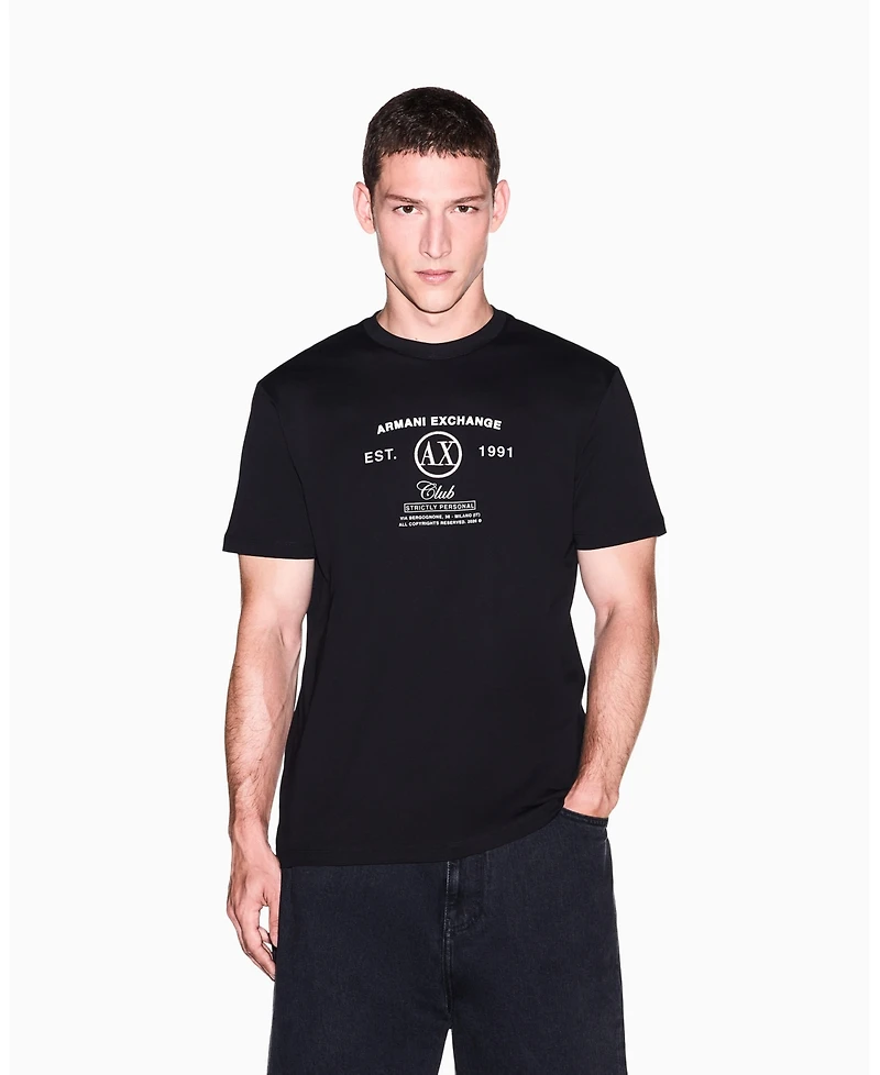 A|X Armani Exchange Men's Letterman Logo T-Shirt