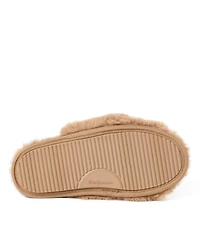 Dearfoams Women's Fur Slide Slippers