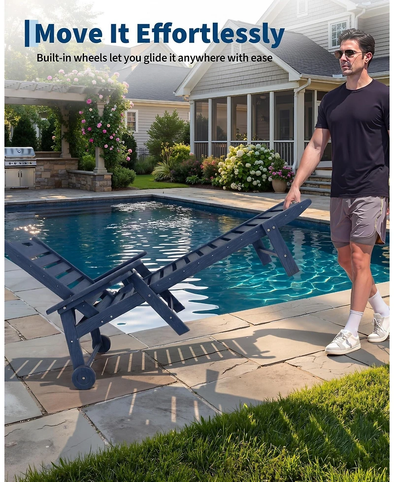 Hdpe Lounge Chair 2-Pack