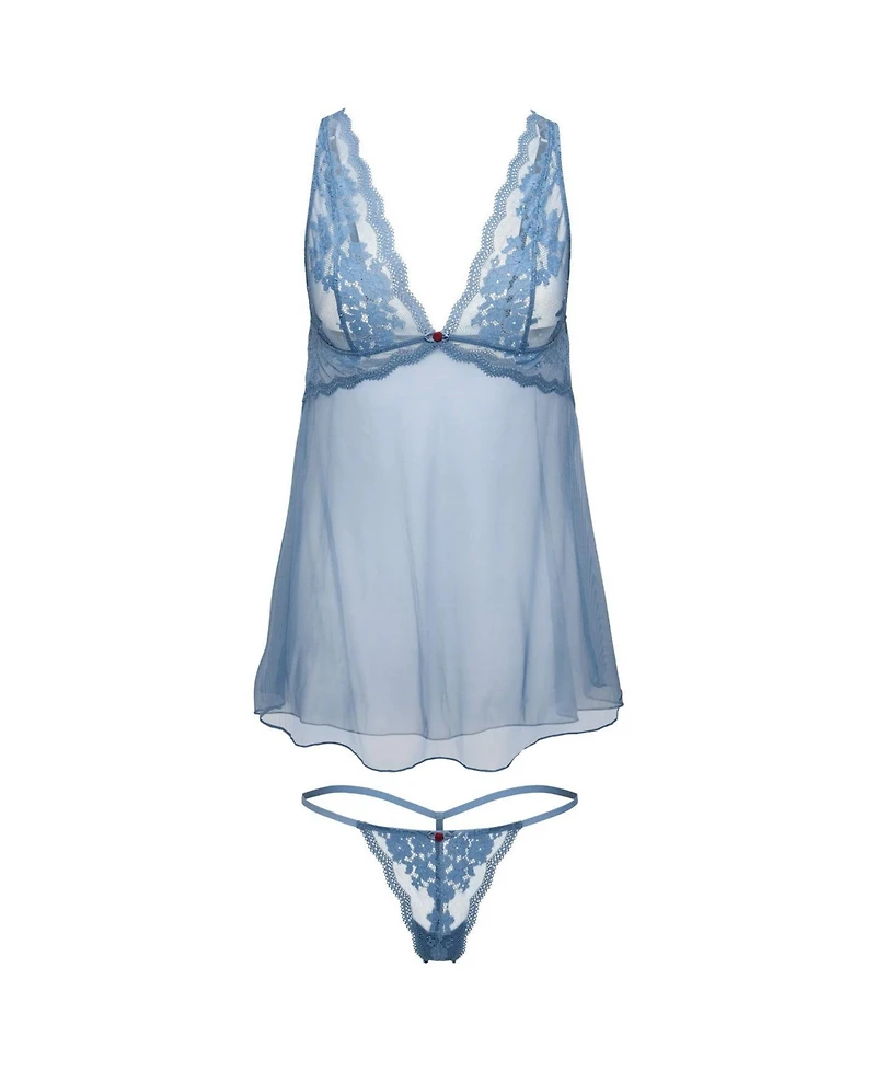 Adore Me Plus Nedda Babydoll Lingerie
