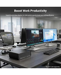 Hp ProDesk 400 Business Sff Desktop, Intel Core i5-14500, Intel Uhd Graphics, 32GB DDR5, 1TB Ssd, Wi-Fi 5, Windows 11 Pro, Black