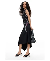 Desigual Women's Asymmetric Floral Dress