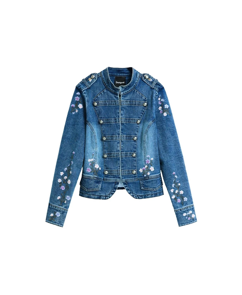 Desigual Women's Embroidered Jacket M C Lacroix