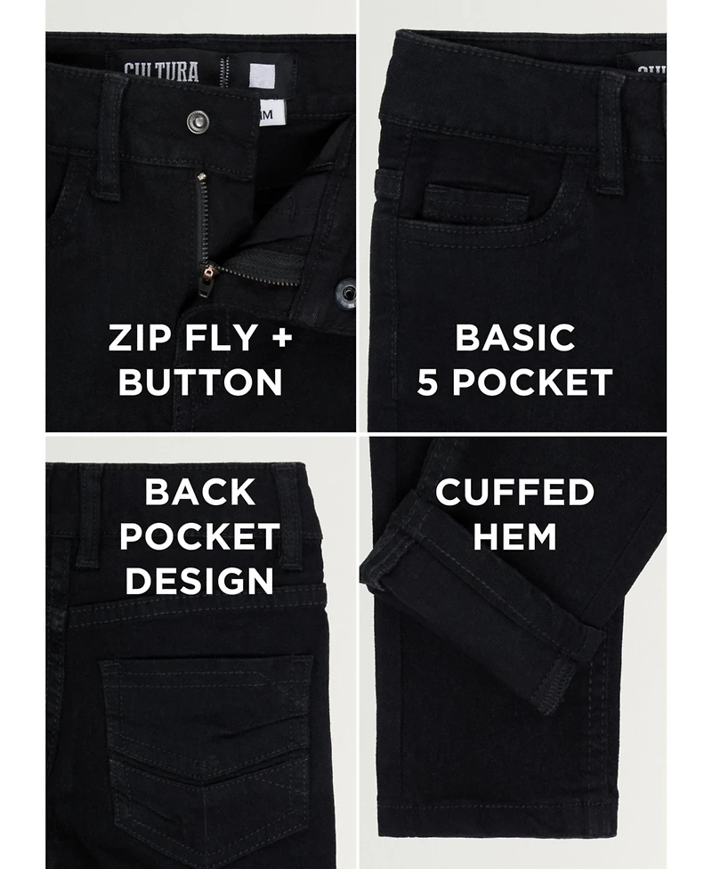 Cultura Toddler Boys 2T-4T Super Flex Jeans