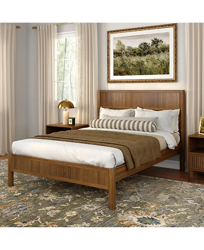 Plank+Beam Sera Fluted Queen Bed