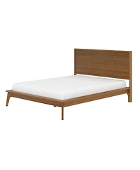 Plank+Beam Linea Tambour Queen Bed, Pecan