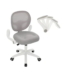 Kids Ergonomic Desk Chair with Adjustable Height, 360degree(s) Swivel, Flip-Up Armrests, Mesh Backrest