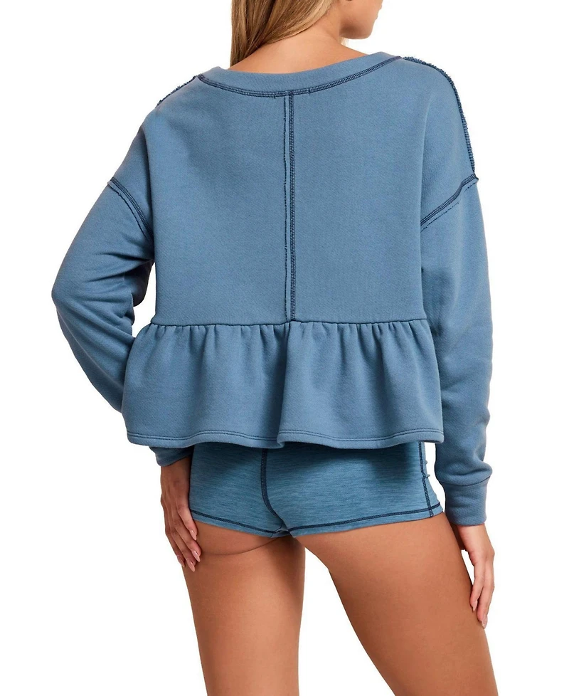 Adore Me Women's Norma Sweatshirt And Hot Short Set