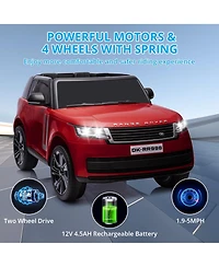 24V Licensed Land Rover Ride On Car, 2-Seater, Parental Remote Control, Storage Box, 3 Speeds, Lcd Display, Lockable Doors, Rear Handle, MP3 Player