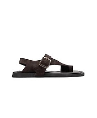 Forever and Always Shoes Women's Curry Leather Slingback Sandal