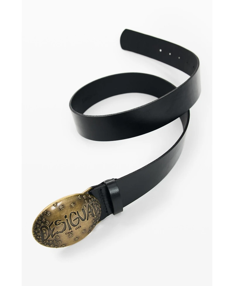 Desigual Women's Heart belt 100% leather