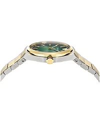 Versace Men's V-Leo Silver Stainless Steel Bracelet Watch 39mm