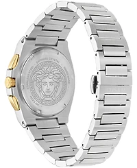 Versace Men's Tolomeo Chrono Two-Tone Stainless Steel Bracelet Watch 40x49mm