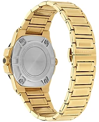 Versace Men's Greca Reaction Gmt Silver Stainless Steel Bracelet Watch 41mm