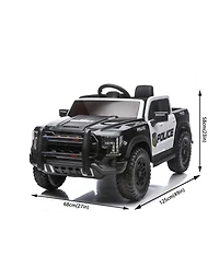 Yobtop Kids 12V Ride-On Car with Remote Control, 4-Wheel Shock Absorption & Music Player, 1 Rider, Ages 3+