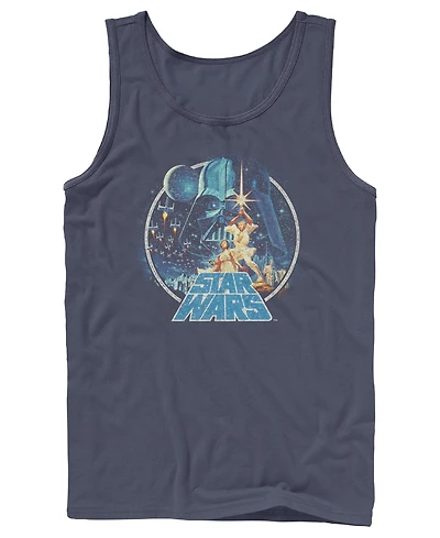 Fifth Sun Men's Star Wars Death Battle Vintage Graphic Tank Top