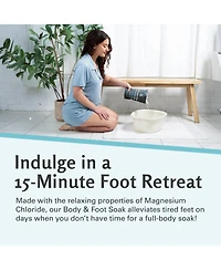 M3 Magnesium Bath Soak with Dead Sea Salt and Msm Fragrance-Free Body and Foot Soak Magnesium Flakes