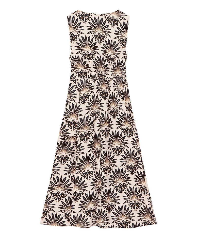 Mint Velvet Women's Floral Print Sleeveless Midi Dress