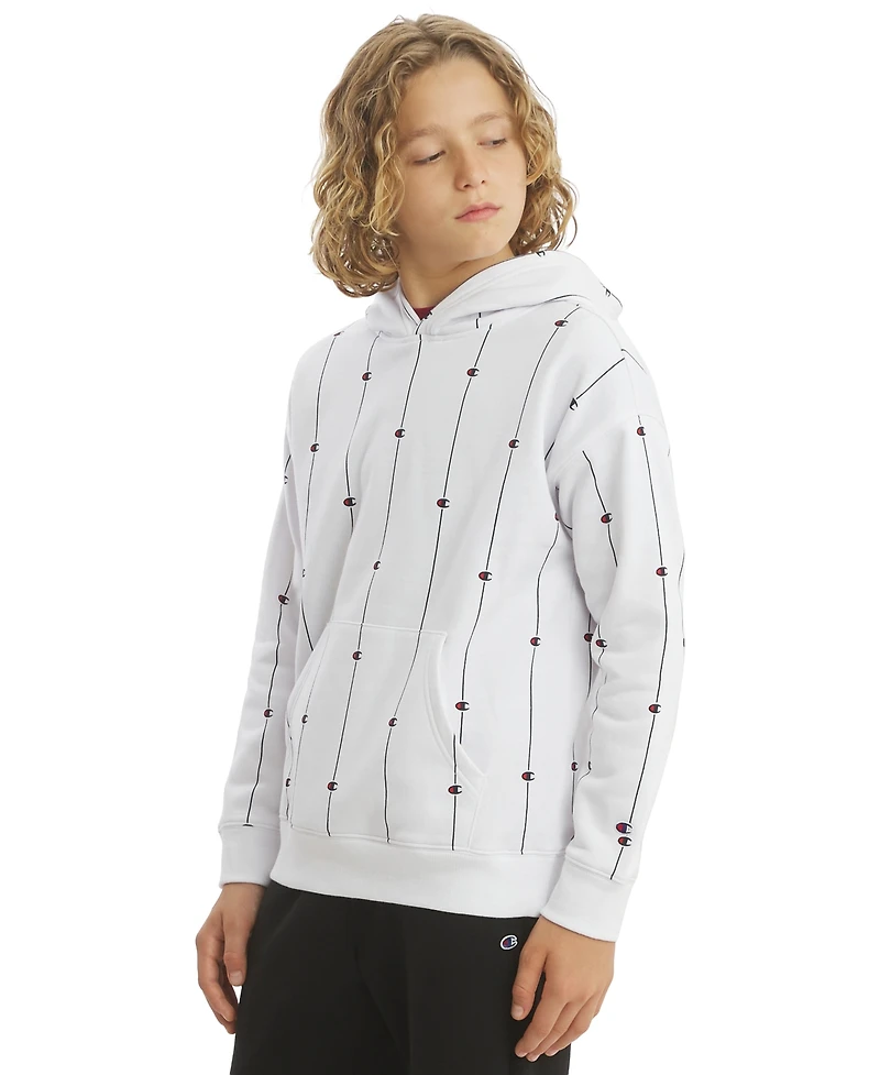 Champion Boys' 8-20 Allover Print Oversized Hoodie