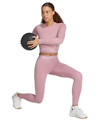 adidas Women's Long-Sleeve Cropped Tight-Fit Top