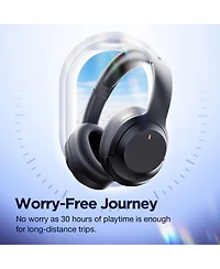 Cowin BT6.0 Wireless Noise-Cancelling Over-Ear Headphones with Enc Microphone
