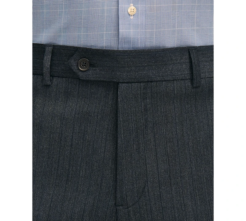 B by Brooks Brothers Men's Classic-Fit Stretch Pinstripe Suit Pants