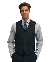 B by Brooks Brothers Men's Classic-Fit Wool Blend Suit Separates Vest