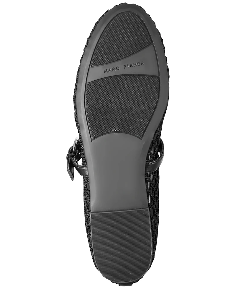Marc Fisher Women's Tanke Sheer Mesh Mary Jane Flats