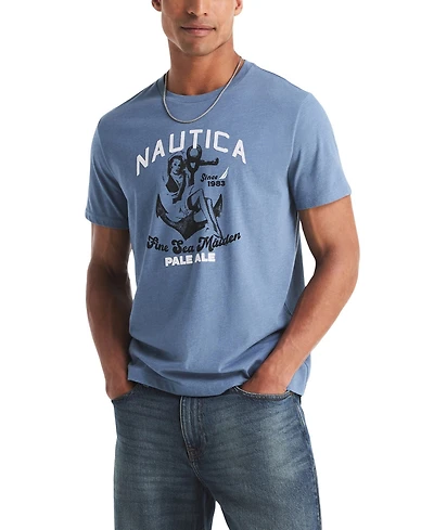 Nautica Men's Wave Graphic T-Shirt