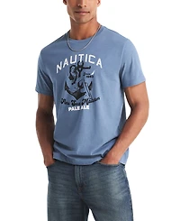 Nautica Men's Wave Graphic T-Shirt