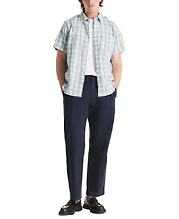 Nautica Men's Plaid Short-Sleeve Shirt