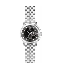 Invicta S.Coifman Men's Heritage Chronograph Dial Leather Strap Watch