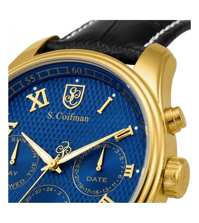 Invicta S.Coifman Men's Heritage Chronograph Dial Stainless Steel Bracelet Watch