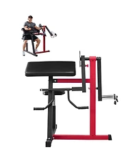 Vevor 2 in 1 Preacher Curl Bench Bicep Curls and Triceps Extension Machine Home Gym