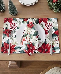 Avanti Poinsettia Classic Napkins, Set of 4