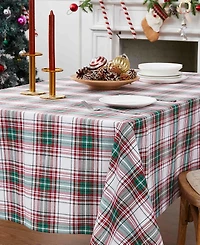 Avanti Holiday Plaid Tablecloth, 52" x 70"