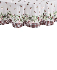 Avanti Holly Plaid Round Tablecloth, 70" x 70"