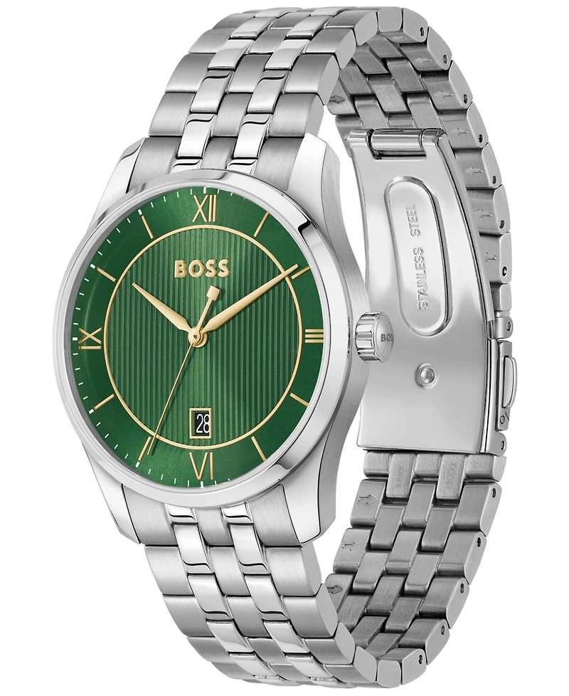 Hugo Boss Men's Principle Quartz Stainless Steel Watch 37mm